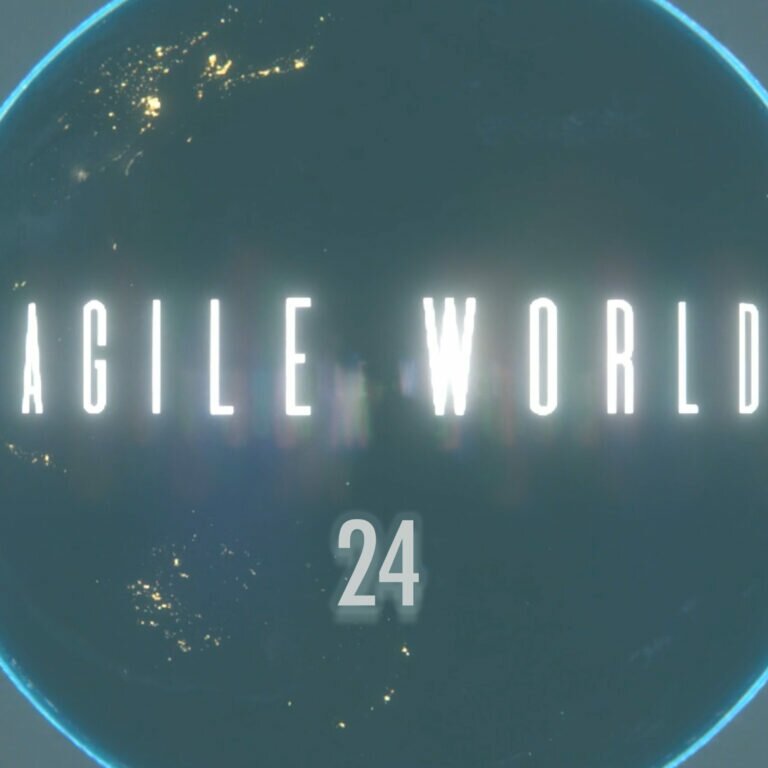 Agile World 24 with hosts Sabrina C E Bruce and Karl Smith with guest Brandon Hill-Jowett talking Fiesta Forever and our Motivations for Agile20Reflect Festival
